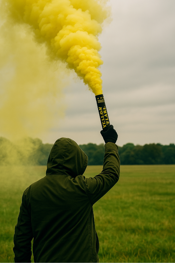 Yellow Smoke Flare