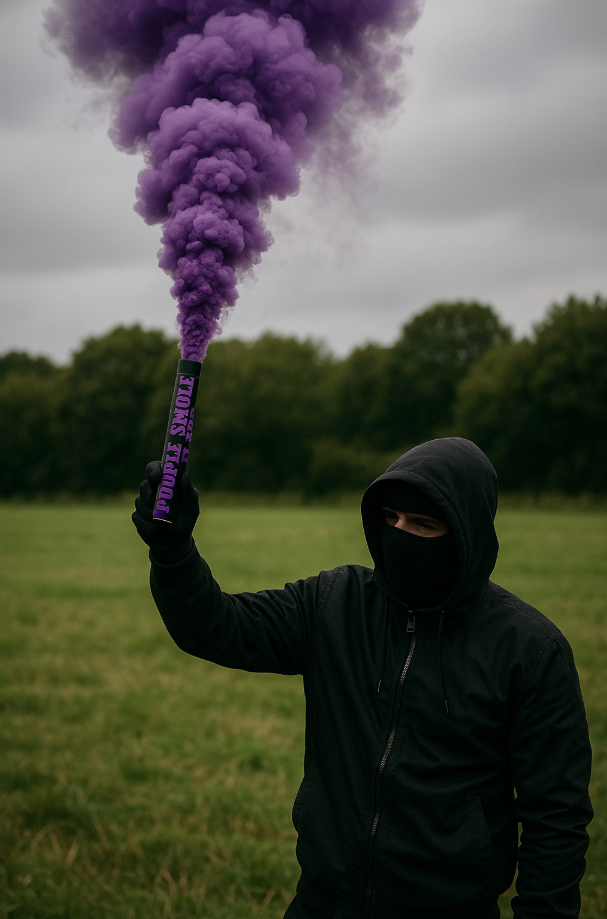 Purple Smoke Flare